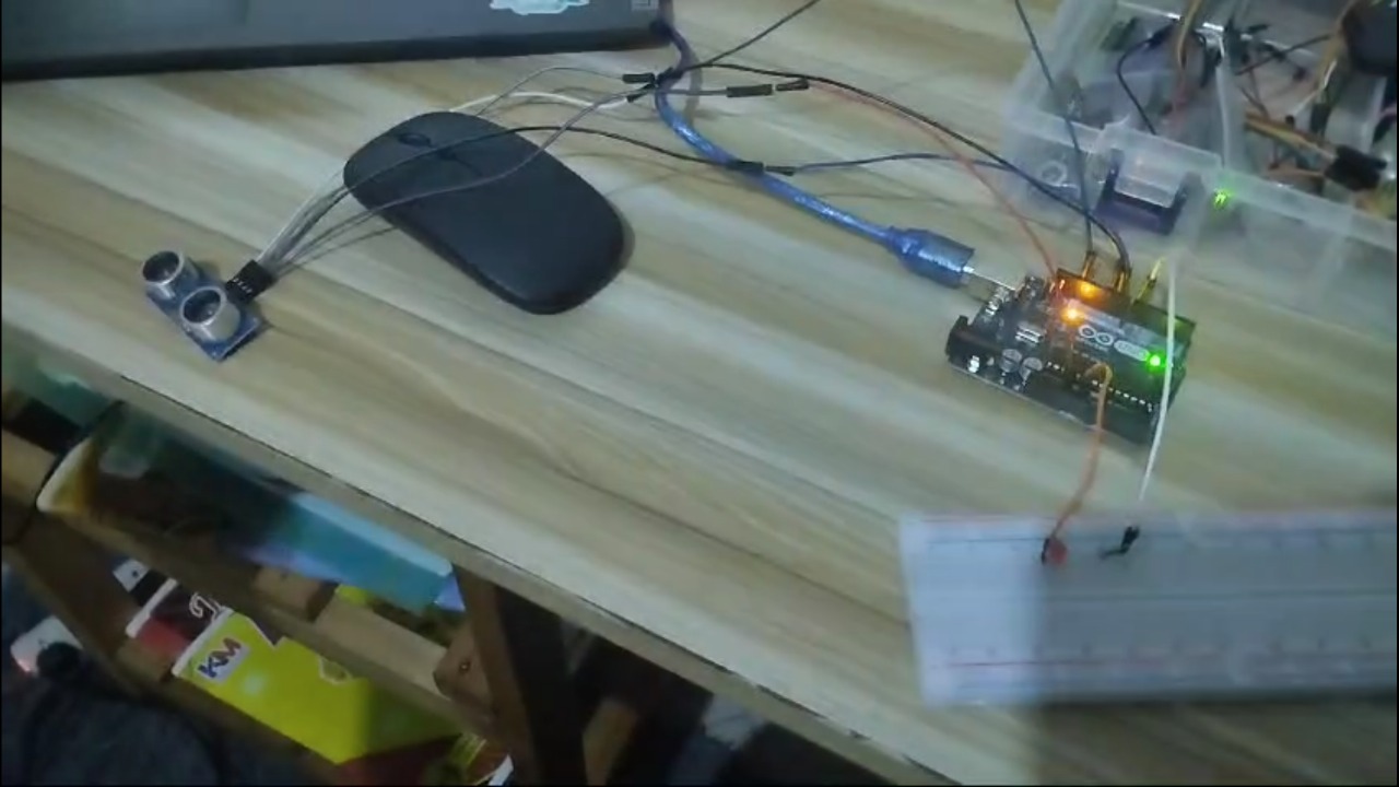 Arduino ultrasonic sensor setup